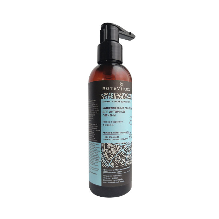 Мицеллярный део-гель для интимной гигиены AROMATHERAPY HYDRA, "Botavikos", 200 мл