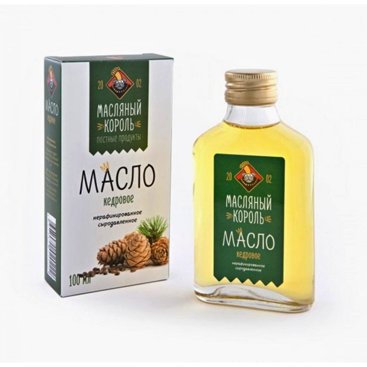 Масло кедровое 100% (100 мл.) Масляный король
