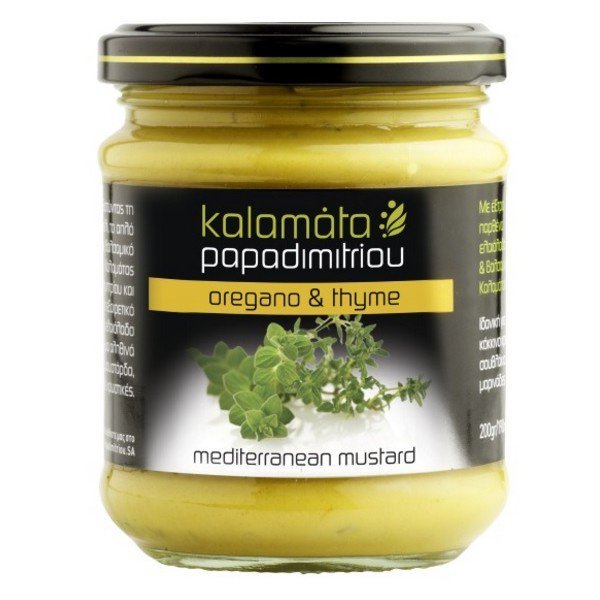 Горчица с душицей и чабрецом, Papadimitriou, 200 гр