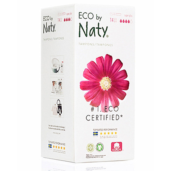 Тампоны Naty Super Plus с аппликатором, 14 шт