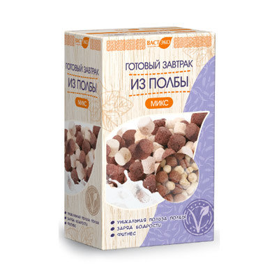 Готовый завтрак из полбы "Микс" ВАСТЭКО, 170 гр
