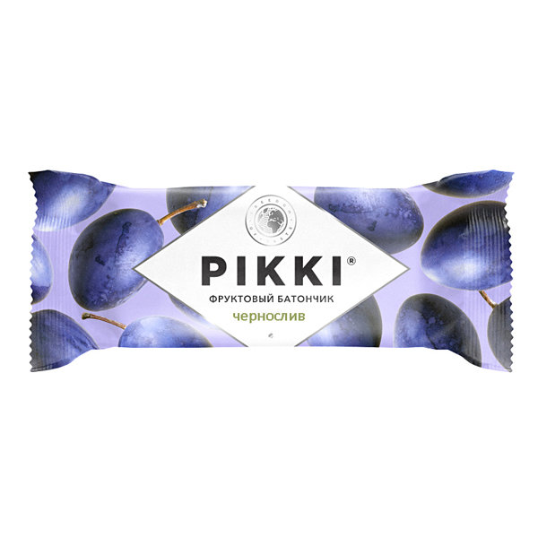 Фруктовый батончик "Чернослив" PIKKI, 25 гр