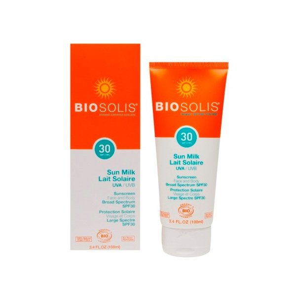 Солнцезащитное молочко для лица и тела SPF 30, BIOSOLIS, 100 мл