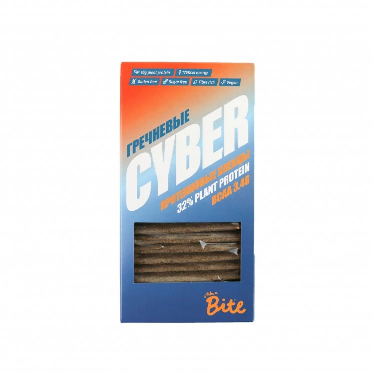 Хлебцы протеиновые хрустящие Cyber "Гречневые" Bite, 150 гр