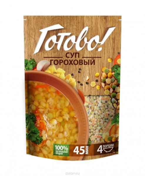 Суп гороховый Готово!, 250 гр