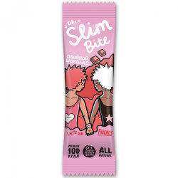 Батончик Slim Bite Unicorn "Двойной шоколад", 30 гр